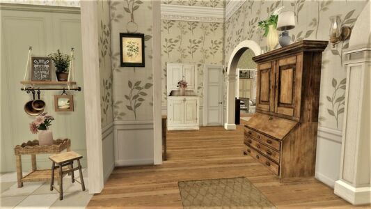 French Country House Sims 4 CC