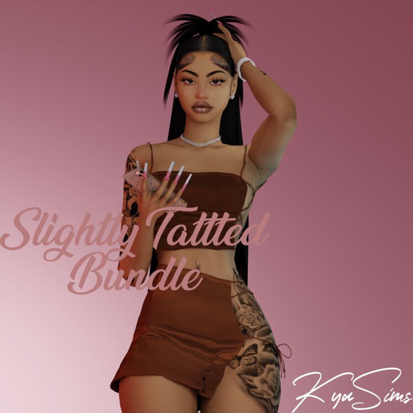 Slightly Tatted Bundle Sims 4 CC