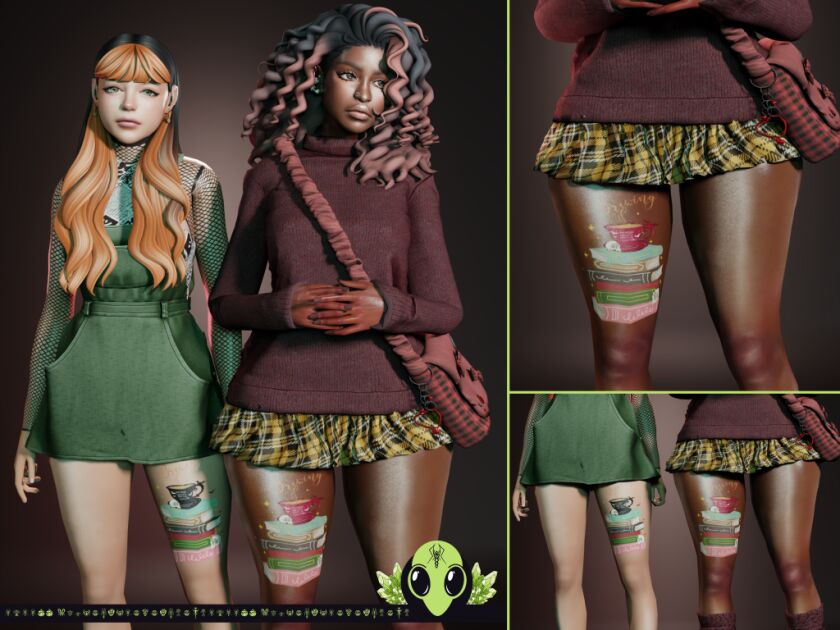 sims 4 cc vivenne tattoo tsr exclusive 2