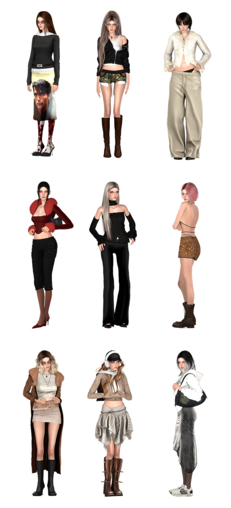 sims 4 cc 241012 female posepack by bluefeelingblue 2