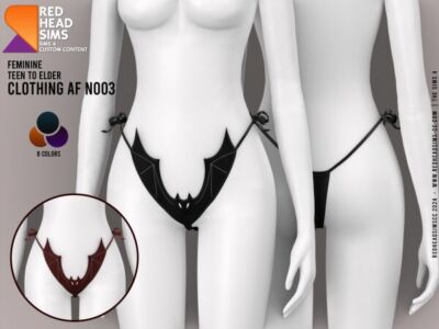 AF Clothing N003 – New Mesh Collection Sims 4 CC