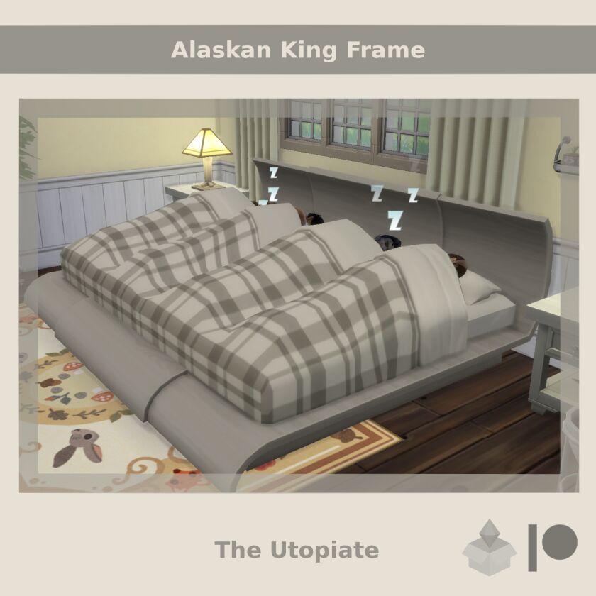 Alaskan King Frame: The Utopiate Sims 4 CC