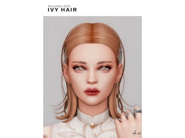 sims 4 cc alexis hair by ikosims 2