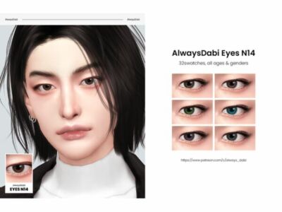 Alwaysdabi Eyes N14 for Everyone Sims 4 CC