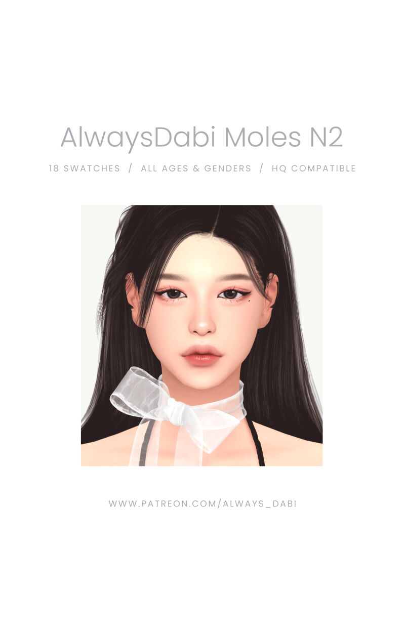 sims 4 cc alwaysdabi moles n2 2