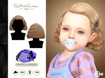 Amy Hairstyle for Toddler Sims 4 CC