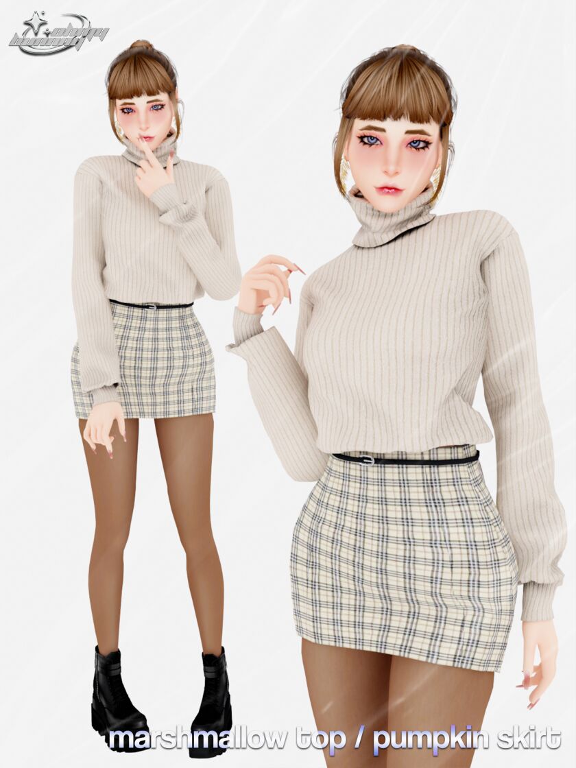 sims 4 cc angel orange season collection 5