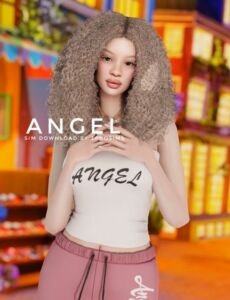 Download the Angel Sim for Free! Sims 4 CC