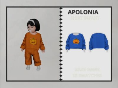 Apolonia – Shirt for Infants Sims 4 CC