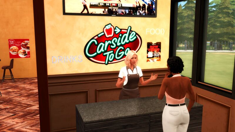 sims 4 cc applebees by depressedsimmer 3