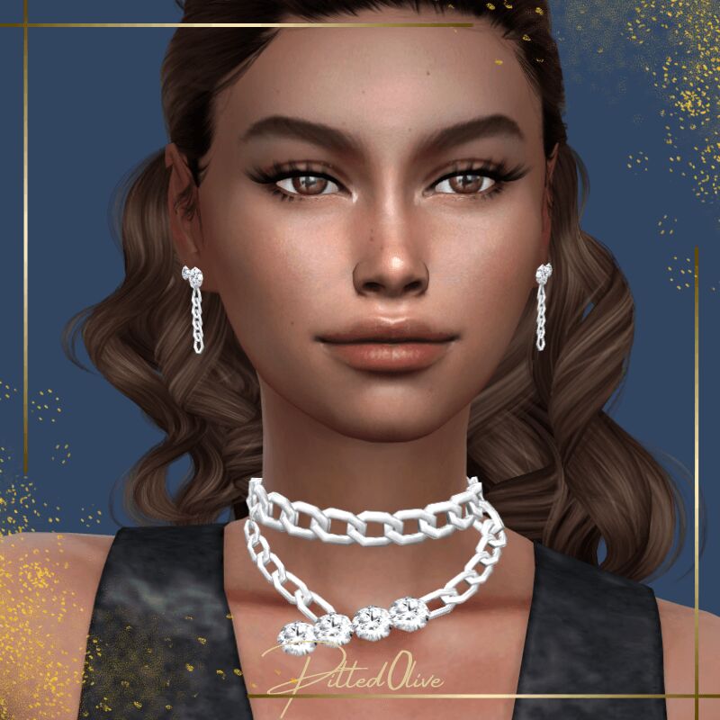 sims 4 cc ariana necklace by pitted0live 2