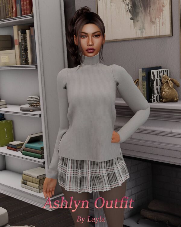 Ashlyn Outfit By Layla Sims 4 CC