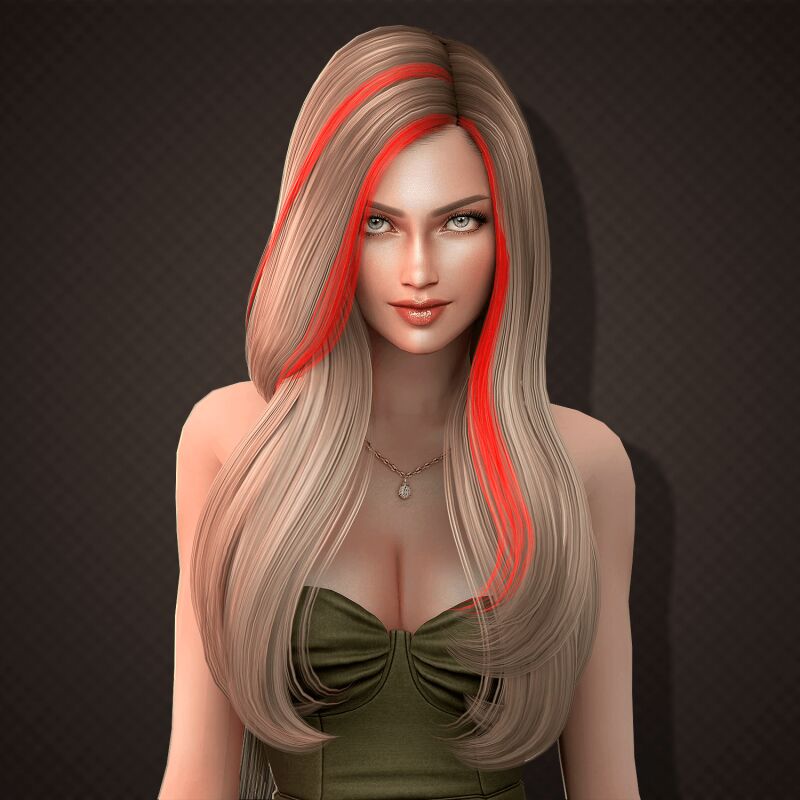 sims 4 cc ausims diva hairstyle 2