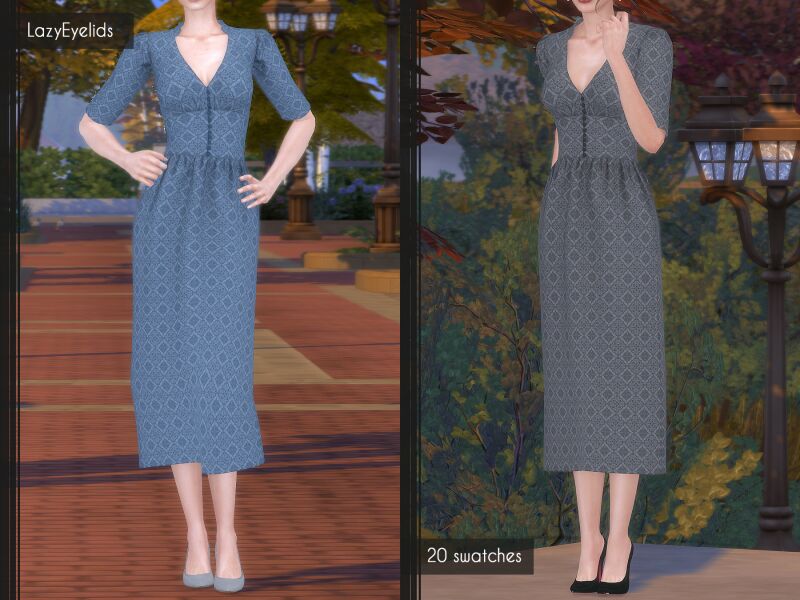 sims 4 cc autumn elegance set by lazy eyelids 4