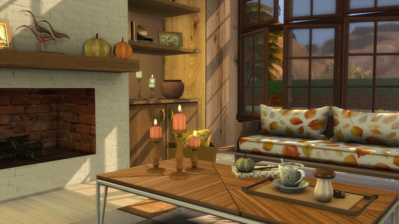 sims 4 cc autumn home by kardofe 4