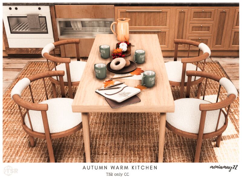 sims 4 cc autumn warm kitchen tsr only cc by moniamay72 5