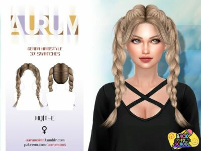 New Gerda Hairstyle for The Sims 4 Sims 4 CC