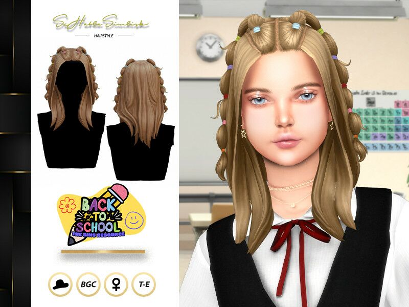 Julieta Hairstyle Sims 4 CC