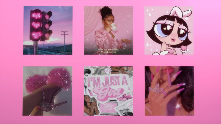 sims 4 cc baddie pink vibes posters download here 2