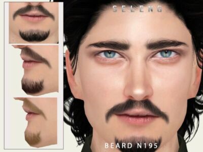 Beard N195 By Seleng Sims 4 CC