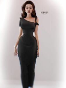 Bella Dress By Ziimp Sims 4 CC