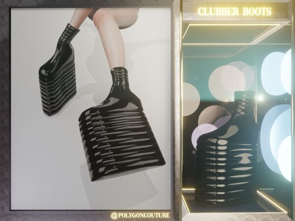 sims 4 cc belted pumps 9