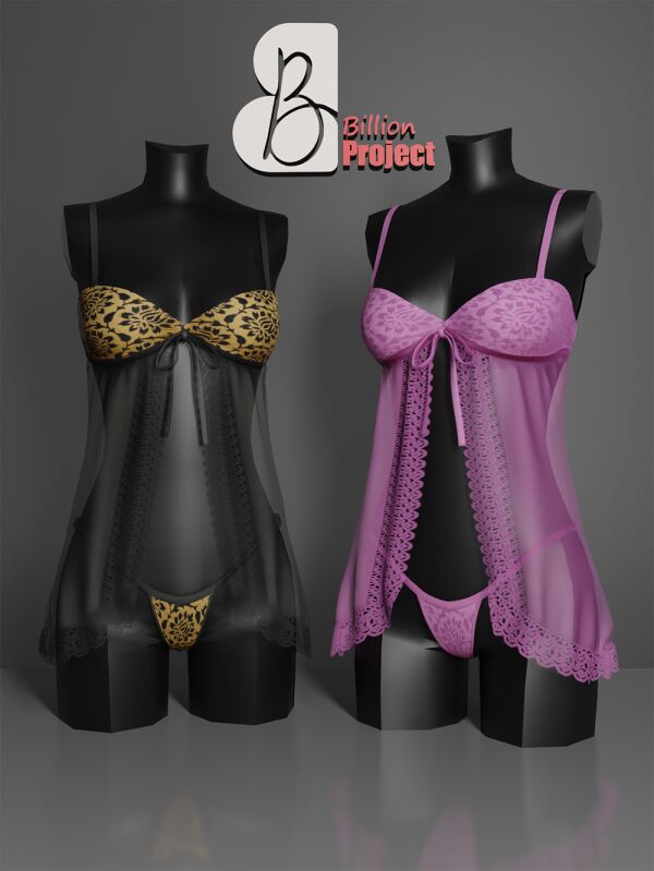 Billionproject-Camila Lingerie Sims 4 CC