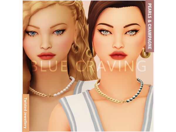 sims 4 cc blue craving royal devotion necklace 11