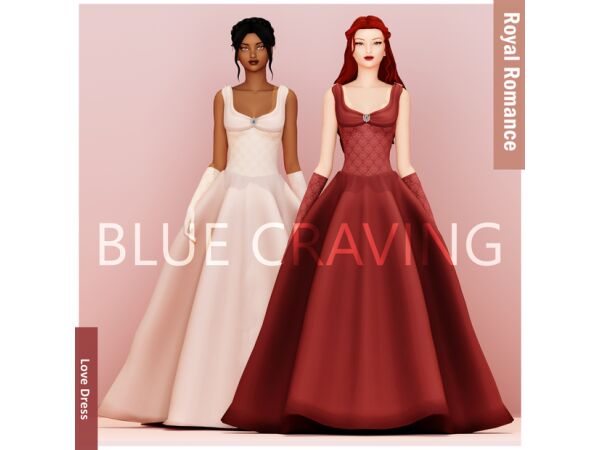 sims 4 cc blue craving royal love crown 2