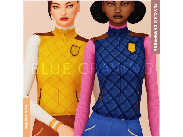 sims 4 cc blue craving royal love necklace 14