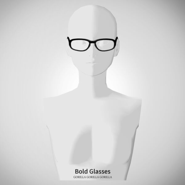 Bold Glasses by Gorillax3 Sims 4 CC