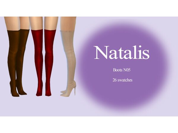 Stylish Boots N05 by Natalis Sims 4 CC