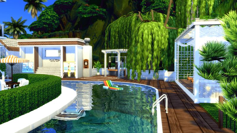 sims 4 cc breath beach cafe no cc 7