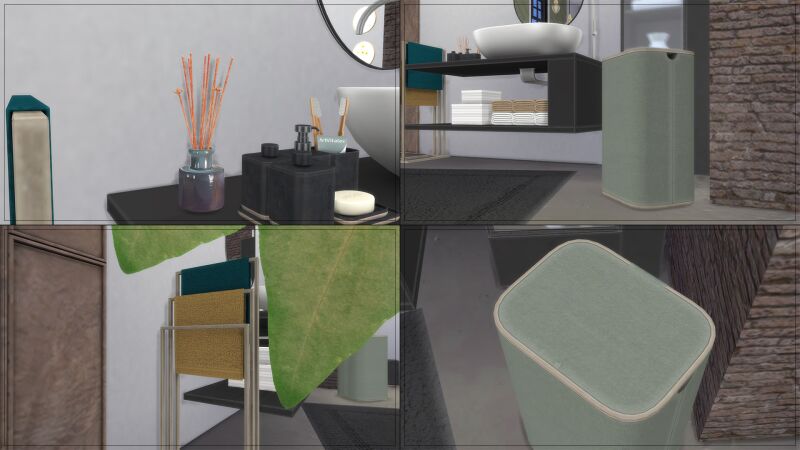 sims 4 cc brookhaven bathroom extra by artvitalex 3