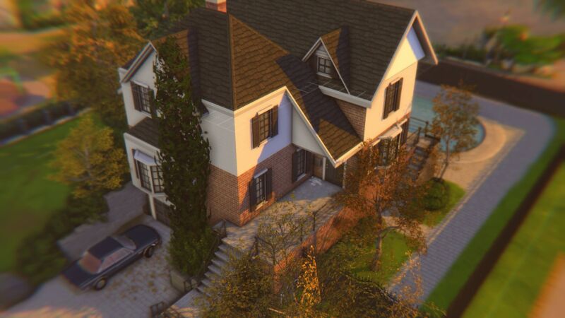 sims 4 cc brooklyn style home by muni 4