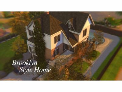 Brooklyn Style Home Sims 4 CC