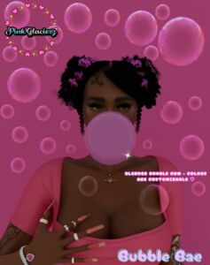 Bubble BAE | Blender Vers. By Pinkglacierz Sims 4 CC