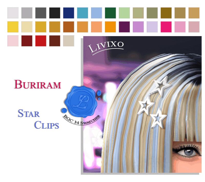 sims 4 cc buriram hairs by livixo 4