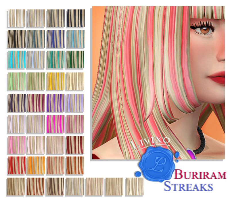 sims 4 cc buriram hairs by livixo 5