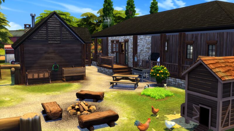 sims 4 cc canter ranch by simsclutterchaos 5