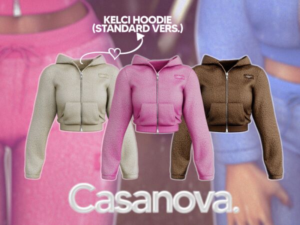 Casanova – Kelci Hoodie – Standard Version Sims 4 CC