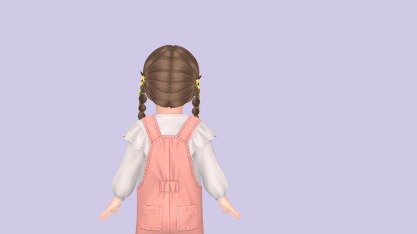 sims 4 cc cecilia hair 4