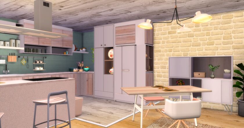 sims 4 cc cedrusy kitchen by syloesy 3