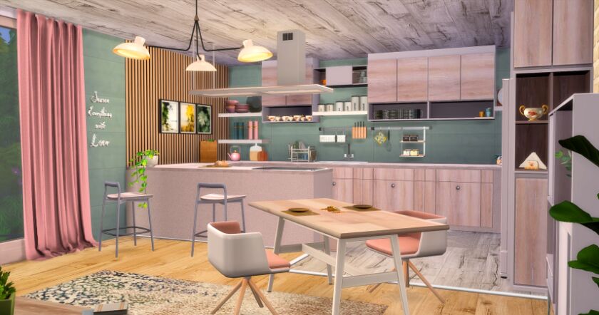 sims 4 cc cedrusy kitchen by syloesy 5