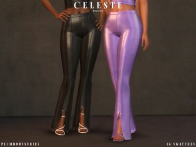 Stylish Celeste Pants by ALI Sims 4 CC