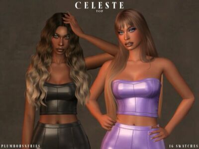 Celeste | Stylish Top by Ali Sims 4 CC