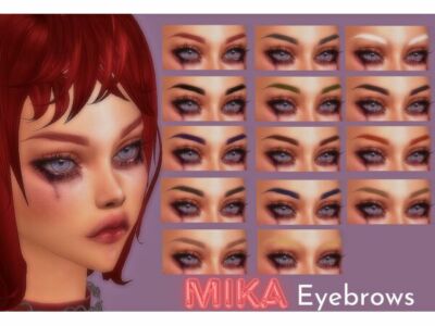 Cemelss Mika Eyebrows Sims 4 CC