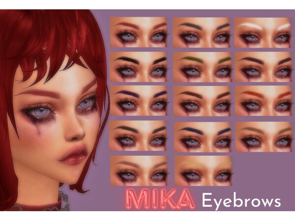 Cemelss Mika Eyebrows Sims 4 CC