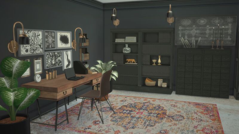 sims 4 cc chalk office by simspaces 2