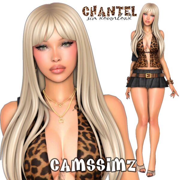 Chantel By Camssimz Sims 4 CC